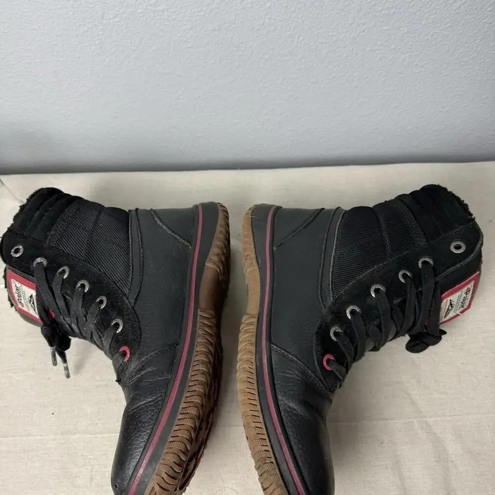 Mens Pajar Canada Zip Black Waterproof Winter‎ Boots Sz 9